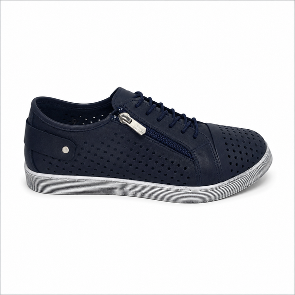 Cabello EG17 Leather Sneaker - BEST SELLER ~ Black ~ Tan ~ Taupe ~ Peach ~ Grey ~ White ~ Navy