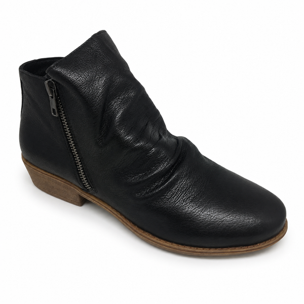 Django & Juliette Rankin Leather Boot ~ Cognac ~ Navy ~ Grey ~ Black