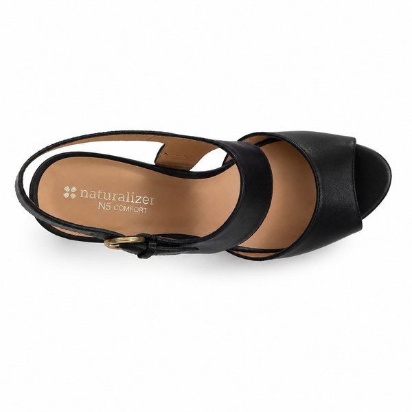 Naturalizer Nebula 2 Colours ~ Gold ~ Black ~ Leather Heel