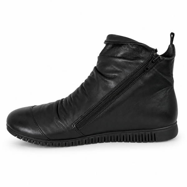 Sala Meteor Black Leather Boot