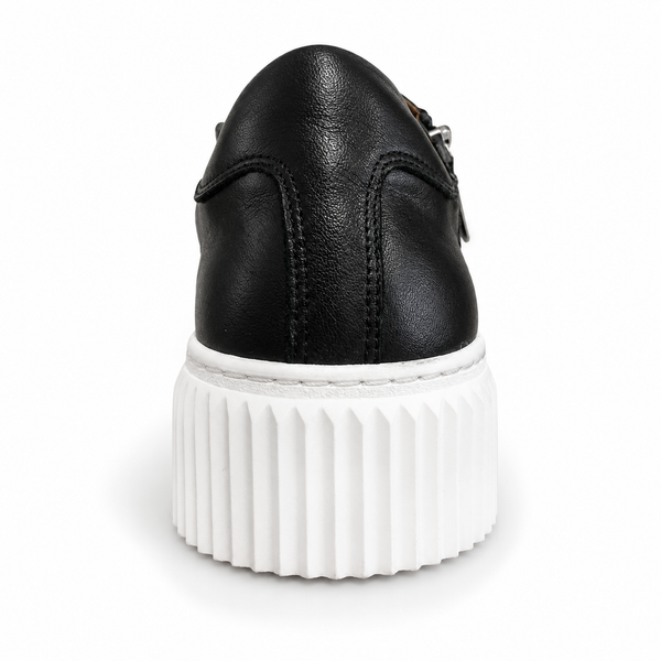 Sala Bonnie ~ 3 Colours ~ Black/White ~ White ~ Dark Stone ~ Leather Sneaker