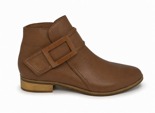 Django & Juliette Inquest Leather Boot ~ Cognac ~ Black