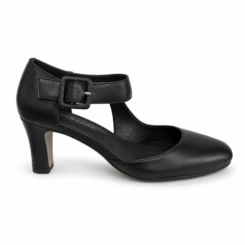 Django & Juliette Trinities Leather Heel 3 Colours ~ White ~ Black ~ Nude