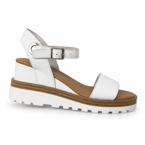 Django & Juliette Boogly 5 Colours ~ Tan ~ Black ~ White ~ Almond ~ All Black ~ Leather Wedge