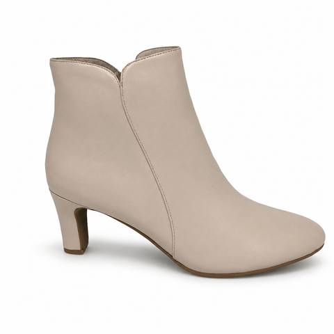 Django & Juliette Tomie Leather Boot ~ Black ~ Nude