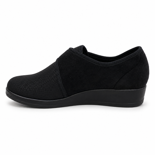 Fly Flot Black Velcro Slipper