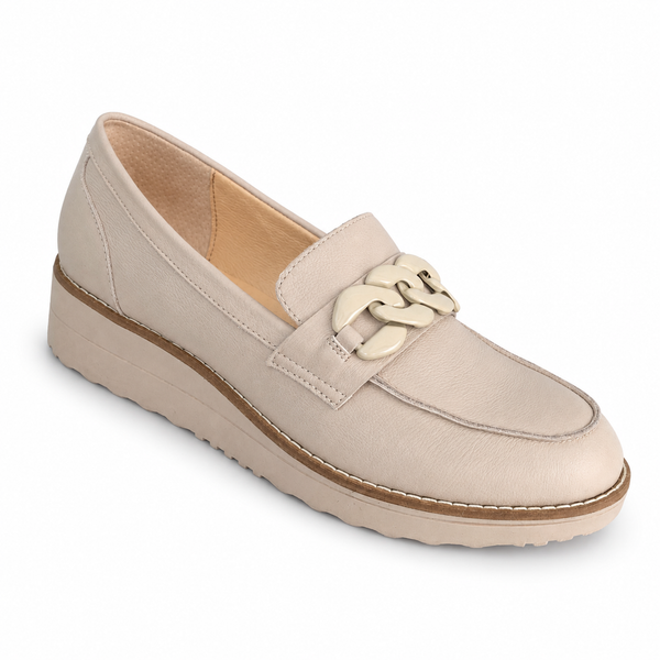 Top End Ozama ~ 3 Colours ~ Black ~ Dark Tan ~ NEW COLOUR VANILLA ~ Leather Loafer