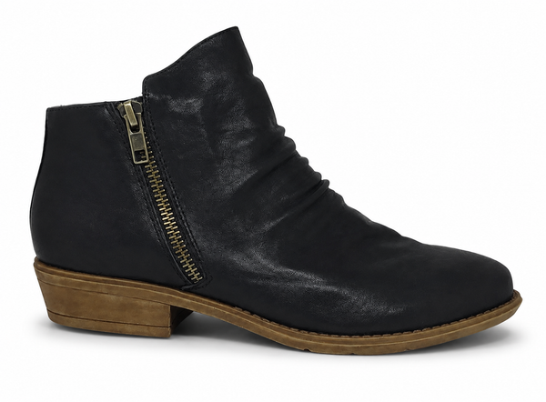Django & Juliette Rankin Leather Boot ~ Cognac ~ Navy ~ Grey ~ Black
