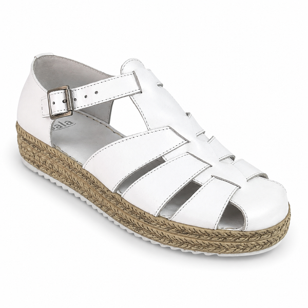 Sala Eddie Fisherman Sandal ~ Black ~ Taupe ~ White