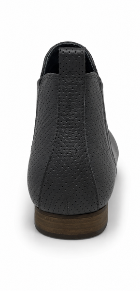 Django & Juliette Global Leather Ankle Boot ~ 4 Colours ~ Black ~ Grey ~ Cognac ~ Red