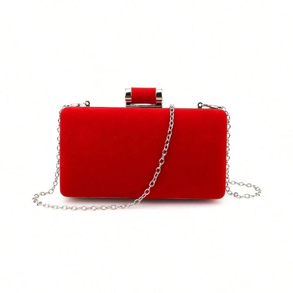 Red Velvet Evening Clutch