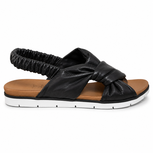Cabello Yara 3 Colours ~ Black ~ Tan ~ Metallic Gold ~ Leather Sandal
