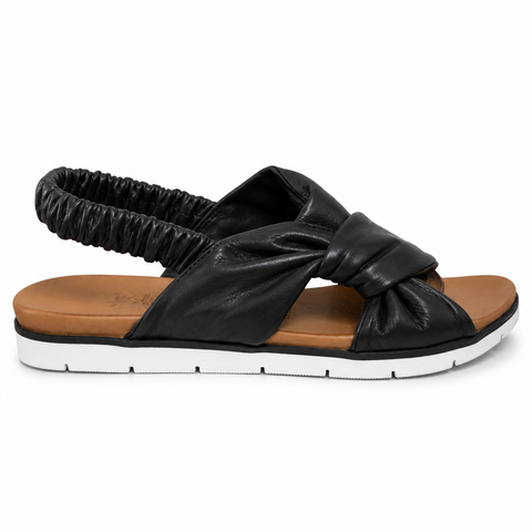 Cabello Yara 3 Colours ~ Black ~ Tan ~ Metallic Gold ~ Leather Sandal
