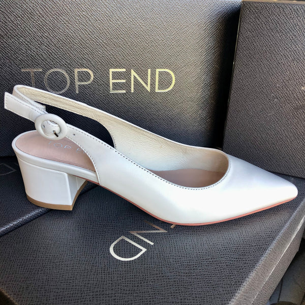 Top End Abigale 6 Colours ~ Pale Gold ~ Black ~ Tan ~ Silver Metallic ~ Navy Suede ~ Nude ~ Chocolate ~ White