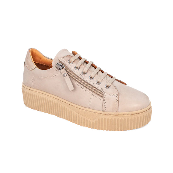 Sala Bonnie ~ 3 Colours ~ Black/White ~ White ~ Dark Stone ~ Leather Sneaker