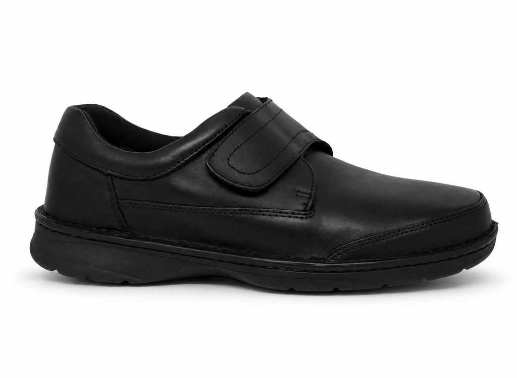 Slatters Access/ Axease Comfort Walker Black Leather