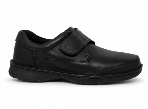 Slatters Access/ Axease Comfort Walker Black Leather