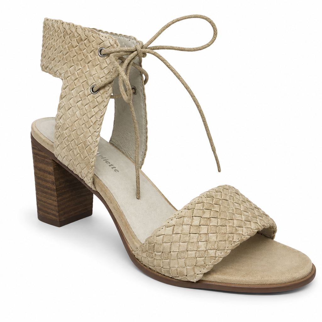 Django & Juliette Dione Leather Heel ~ 2 Colours ~ Tan ~ Latte