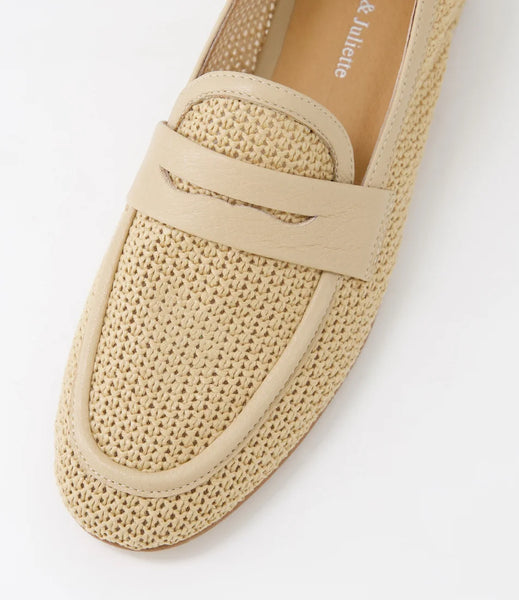 Django & Juliette ~ Iras Natural ~ Black ~ Raffia