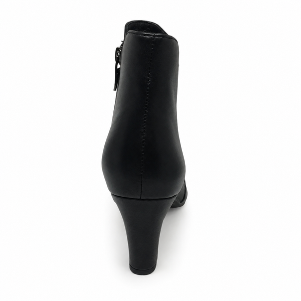 Django & Juliette Tomie Leather Boot ~ Black ~ Nude