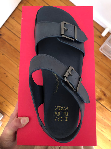 Ziera Hastice 5 Colours ~ Black ~ Tan ~ Latte ~ Navy ~ Chocolate Brown ~ Leather Sandal