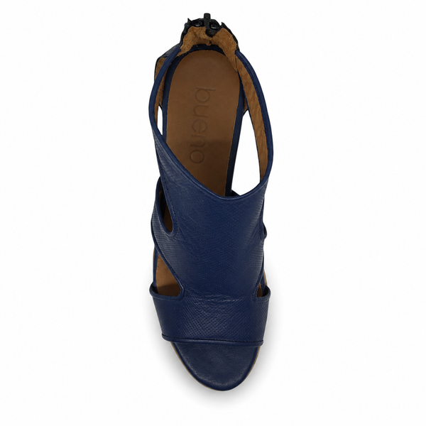 Bueno Cedric  Leather Heel 4 Colours ~ Navy ~ Black ~ Beige ~ Tan