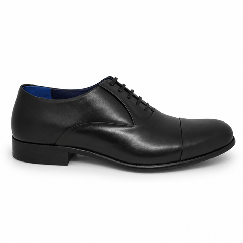 Wild Rhino Albert Black Leather Shoe