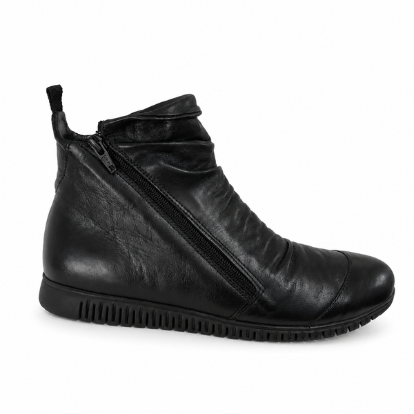 Sala Meteor Black Leather Boot