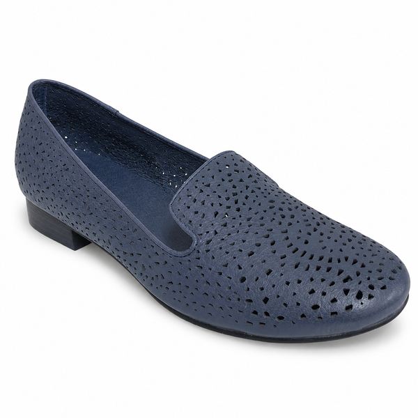 Django & Juliette Allout Leather 2 Colours ~ Navy ~ Black