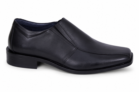 Slatters Hugh Black Leather Shoe