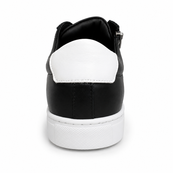Cabello Ultimate ~ White Silver ~ Black White ~ White Taupe ~ Leather Sneaker