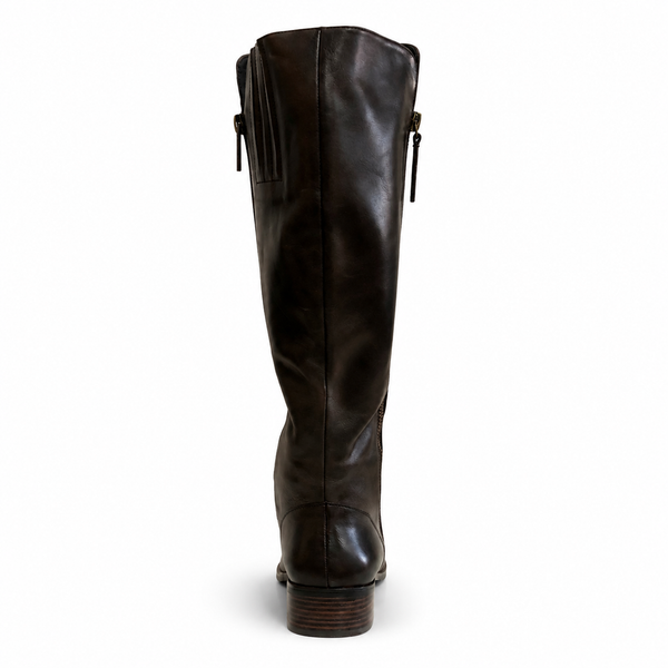 Django & Juliette Tierney Chocolate Brown Long Knee High Boots