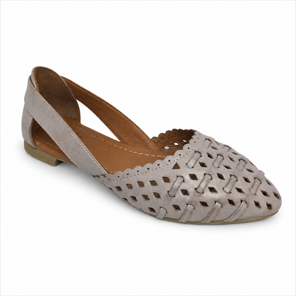 Sala Scarlet Taupe Leather Sandal