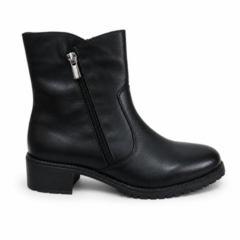 Sala Amelda ~ Black ~ Coconut ~ Leather Boot