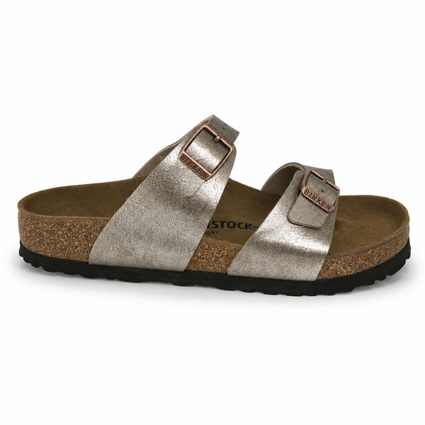Birkenstock Sydney ~ Graceful Taupe ~ Pearl White ~ Old Rose