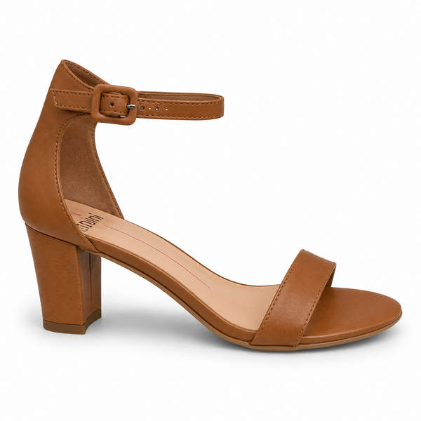 Mollini Gessie Heel ~ Nude ~ Tan ~ Black ~ White ~ Leather Heel