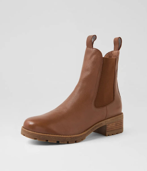 Django & Juliette Medgars Chelsea Boot ~ 2 Colours ~ Black ~ New Cognac