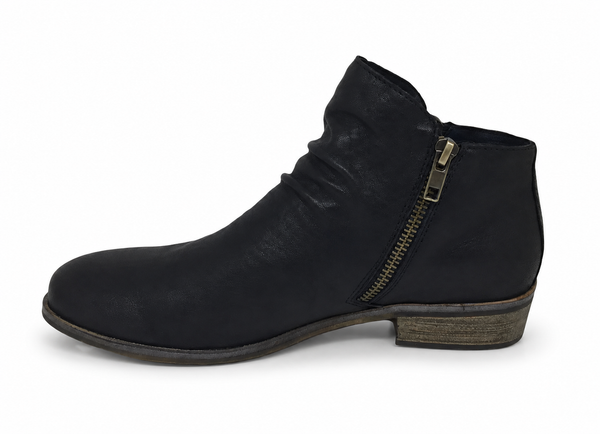 Django & Juliette Split Twin Zip Leather Boot ~ Mocca ~ Navy ~ Tan ~ Black ~ New Cognac