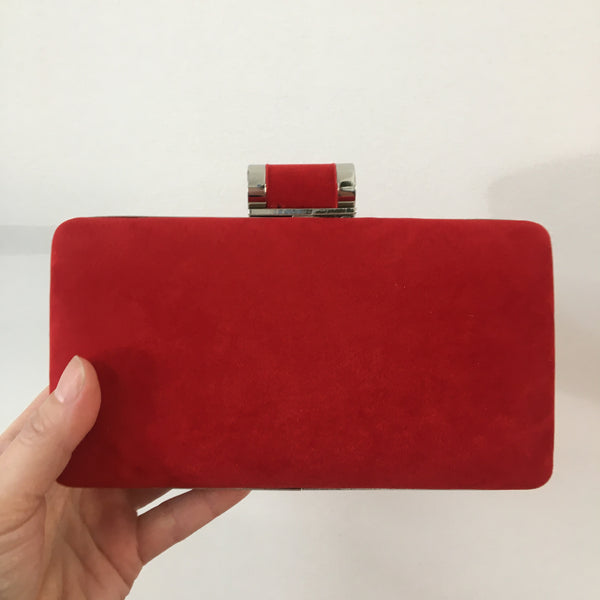 Red Velvet Evening Clutch