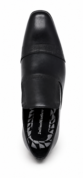 Julius Marlow Bernie Black Leather Mens Shoe