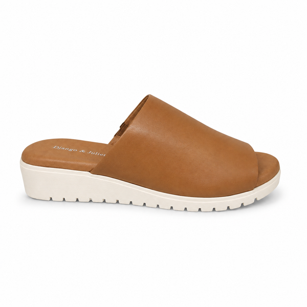 Django & Juliette Merries Tan Leather White Sole