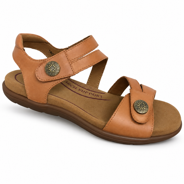 CBD Trophy ~ Tan Leather Sandals