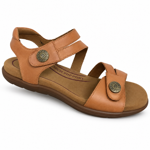 CBD Trophy ~ Tan Leather Sandals