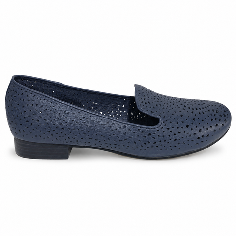 Django & Juliette Allout Leather 2 Colours ~ Navy ~ Black