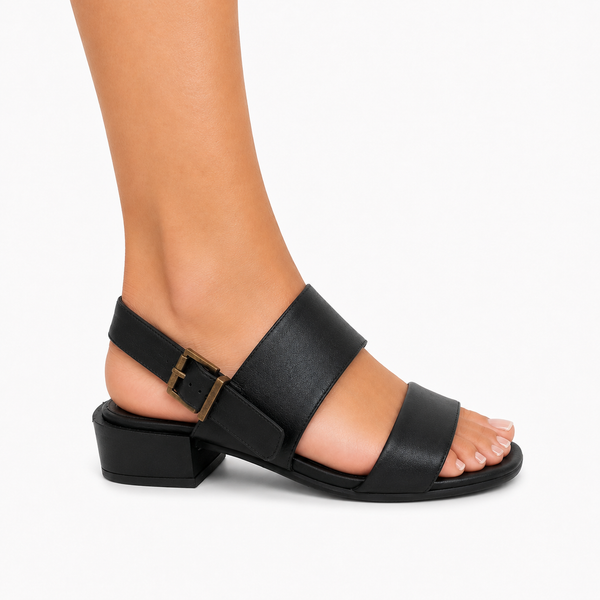 Bueno Delilah 2 Colours ~ Black ~ Coconut ~ Leather