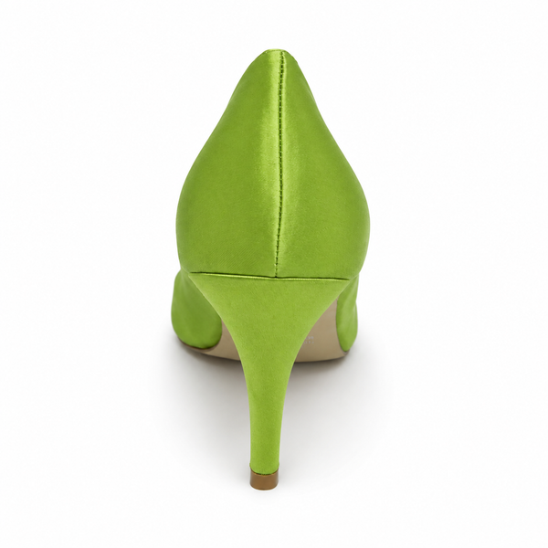 Lily Rose Gidget Heel 2 Colours ~ Green ~ Patent Leather