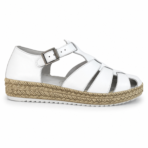 Sala Eddie Fisherman Sandal ~ Black ~ Taupe ~ White