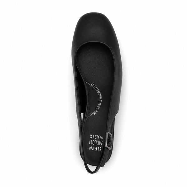 Ziera ~ Tulia ~ Black ~ Leather
