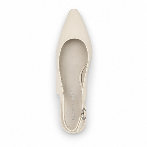 Django & Juliette Kordale 2 Colours ~ Patent Black ~ Patent Ivory