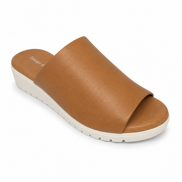 Django & Juliette Merries Tan Leather White Sole